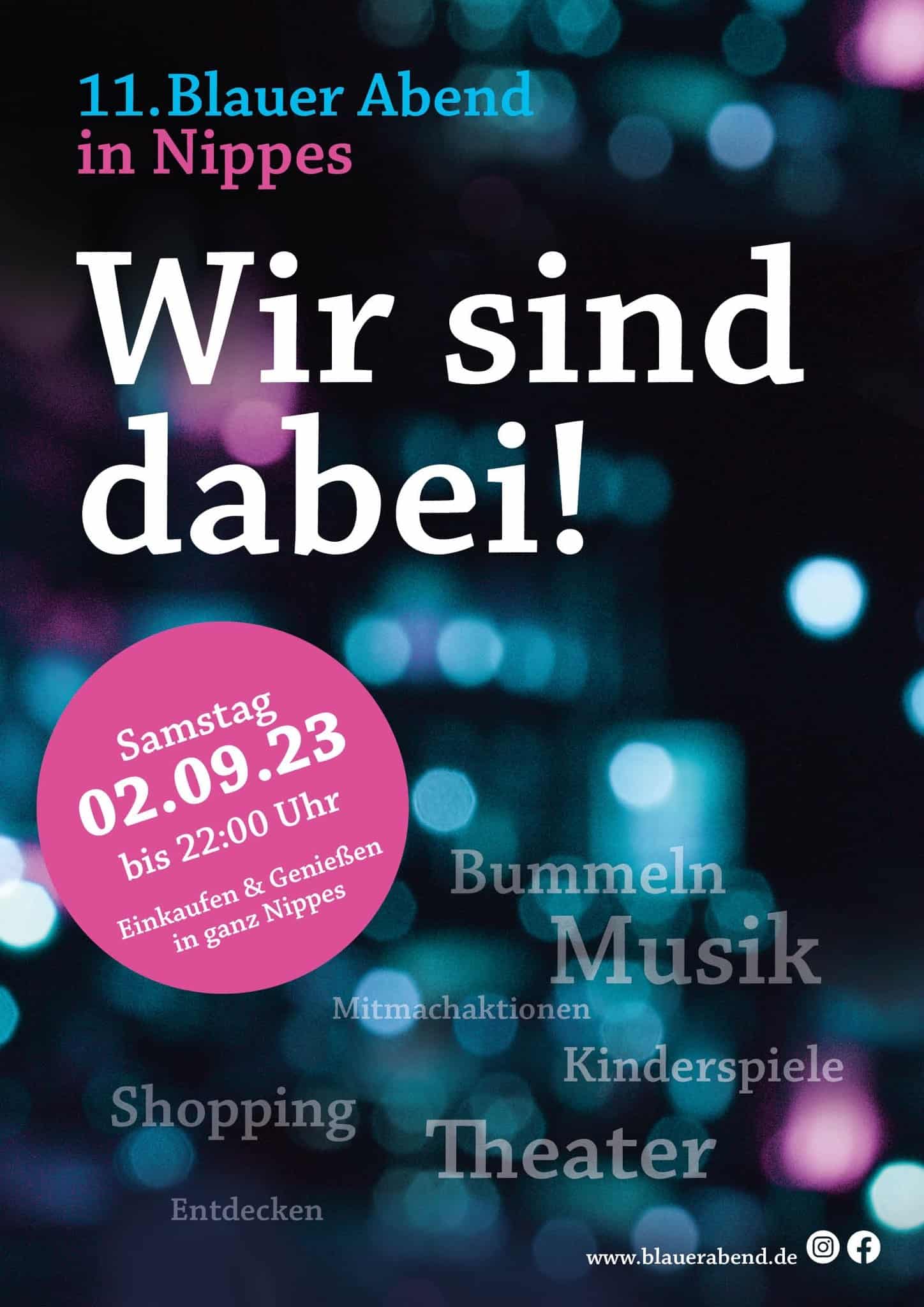 Blauer Abend in Nippes Blauer Abend in Nippes